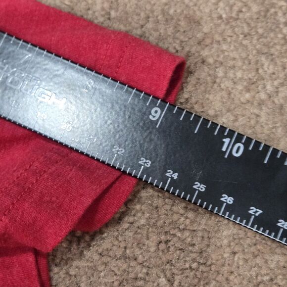 Disney Top Womens Red Minnie Mouse Round Neck Short Sleeve Graphic Size Medium - Picture 8 of 8